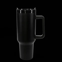 Travel tumbler with handle (1.2Ltr) - Black