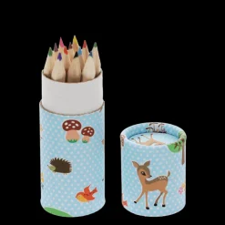 Tube of colouring pencils - Woodland Creatures