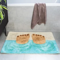 Tufted cotton bath mat - Bathing feet