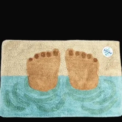 Tufted cotton bath mat - Bathing feet