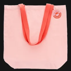 Two-tone cotton tote bag - Pink