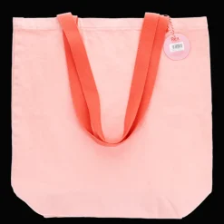 Two-tone cotton tote bag - Pink
