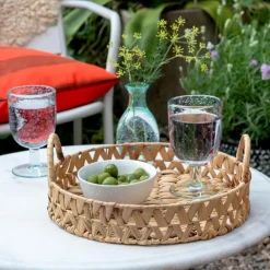 Water hyacinth tray