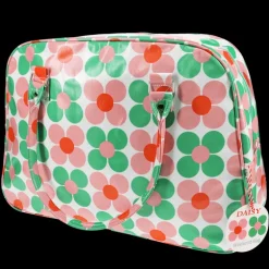 Weekend bag - Pink and green Daisy
