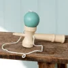Wooden kendama catch cup and ball
