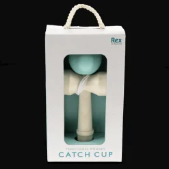 Wooden kendama catch cup and ball