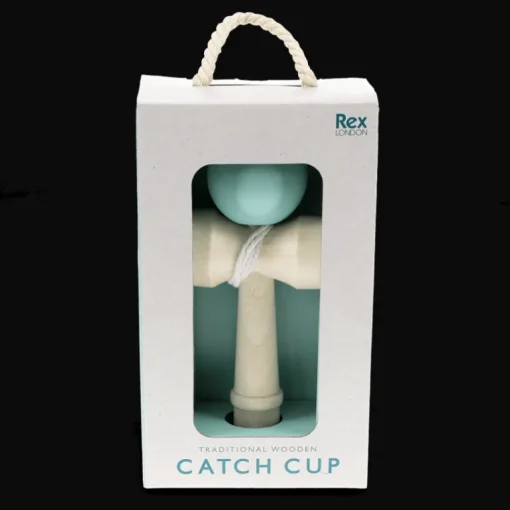 Wooden kendama catch cup and ball