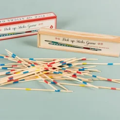 Wooden pick up sticks game
