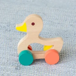 Wooden push along toy - Duck
