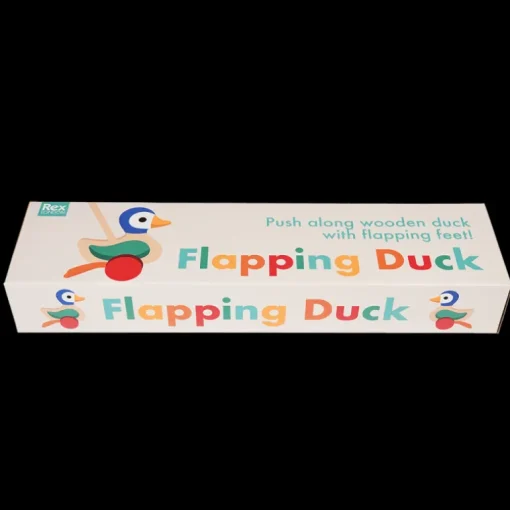 Wooden push along toy - Duck