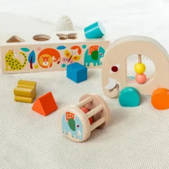 Wooden push along toy- Wild Wonders elephant