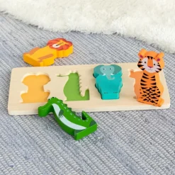 Wooden puzzle - Colourful Creatures