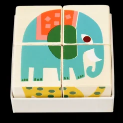 Wooden puzzle cubes - Wild Wonders