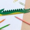 Wooden ruler - Crocodile