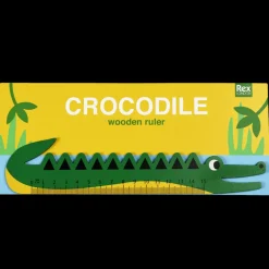 Wooden ruler - Crocodile