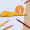 Wooden ruler - Lion