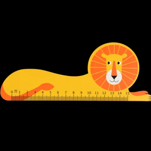 Wooden ruler - Lion