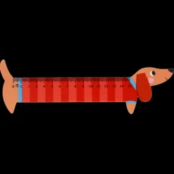 Wooden ruler - Sausage Dog