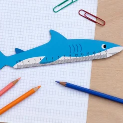 Wooden ruler - Shark