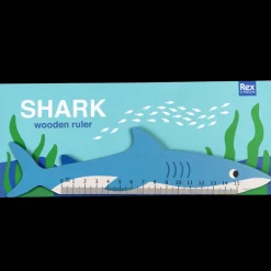 Wooden ruler - Shark