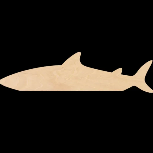 Wooden ruler - Shark