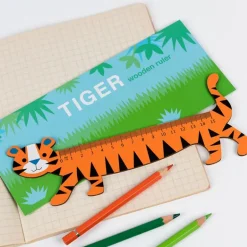 Wooden ruler - Tiger