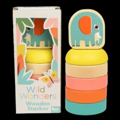 Wooden stacker - Wild Wonders