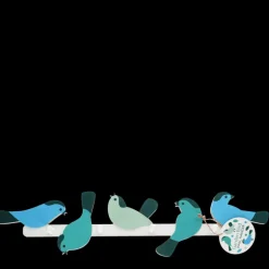 Wooden wall hanger - Garden Bird