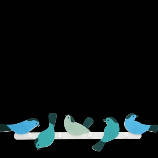 Wooden wall hanger - Garden Bird