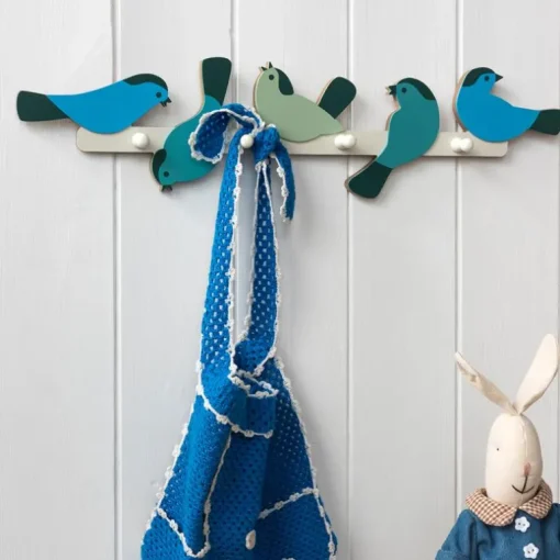 Wooden wall hanger - Garden Bird