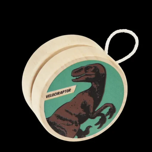 Wooden yoyo - Prehistoric Land dinosaur (assorted - SINGLE)