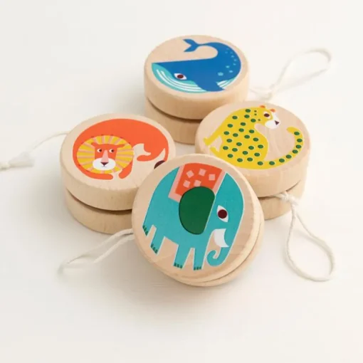 Wooden yoyo - Wild Wonders (assorted - SINGLE)