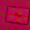 Wrapping paper (5 sheets) - Spotlight red on pink