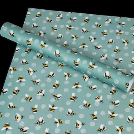 Wrapping paper (5 sheets) - Bumblebee