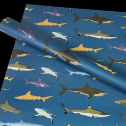 Wrapping paper (5 sheets) - Sharks