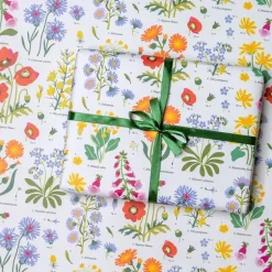 Wrapping paper (5 sheets) - Wild Flowers