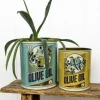 XL storage tins (set of 2) - Olive Oil