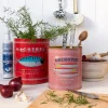 XL storage tins (set of 2) - Fish