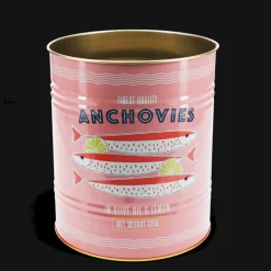 XL storage tins (set of 2) - Fish